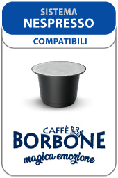 Visualizza i prodotti della categoria Cialde e Capsule Nespresso: Caffè Borbone