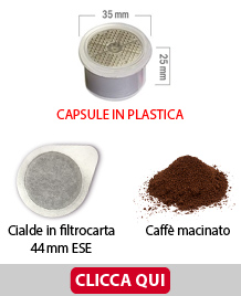 Capsule in plastica Gimoka Espresso Italia