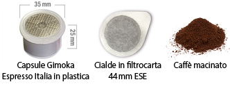 Sistemi Mokona Bialetti con capsule plastica