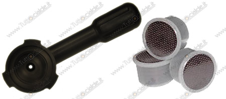 Braccetto compatibile Agostani, consente l'uso di capsule Agostani sulla Mokona Braccetto compatibile Agostani, consente l'uso di capsule Agostani sulla Mokona