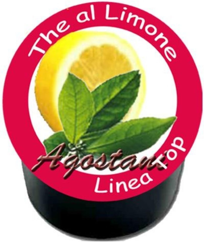 Immagine di 50 Capsule thè al Limone Agostani compatibile macchine caffè Lavazza BLUE e Lavazza In Black