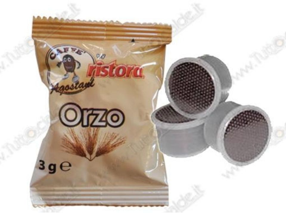 Immagine di 50 Cialde caffè Agostani by Ristora ORZO compatibili Aroma Polti