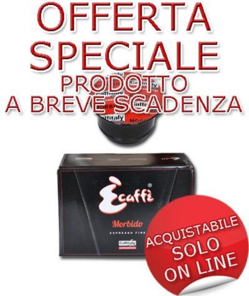 OFFERTA SPECIALE 96 Capsule Caffitaly Professional MORBIDO