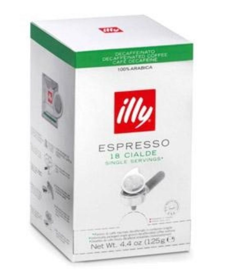 Immagine di 216 cialde filtrocarta 44mm ESE caffè Illy Decaffeinato