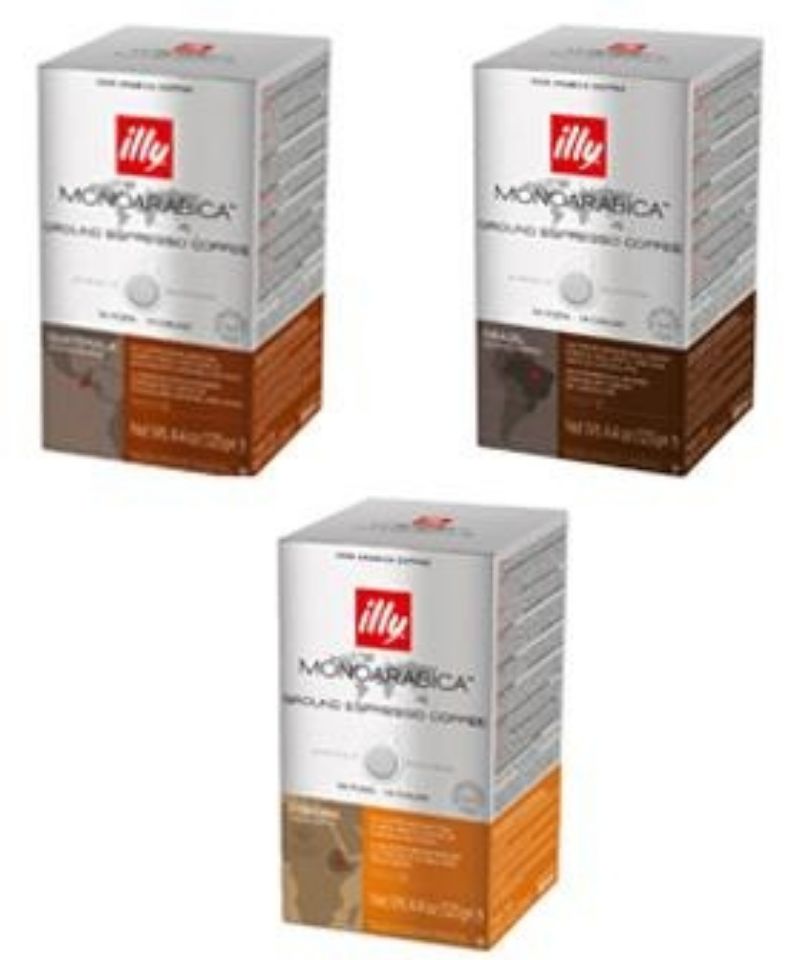 Immagine di 216 cialde filtrocarta 44mm ESE caffè Illy miste