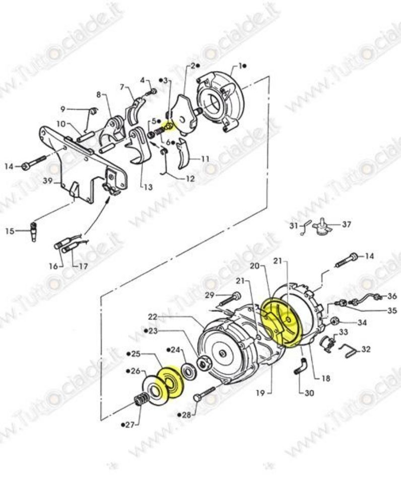 Immagine di Kit Guarnizioni macchina Lavazza EL3200/EL3100 XH7