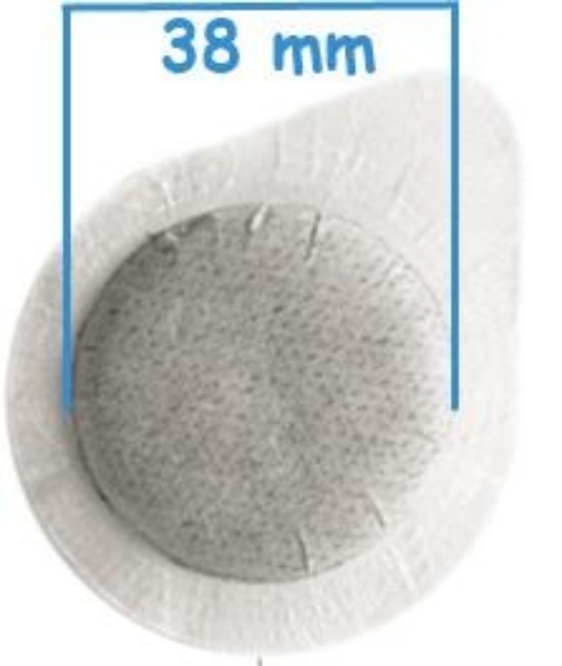 Immagine di 100 Cialde MOKARABIA in filtro carta formato RIDOTTO diametro 38 mm STRONG