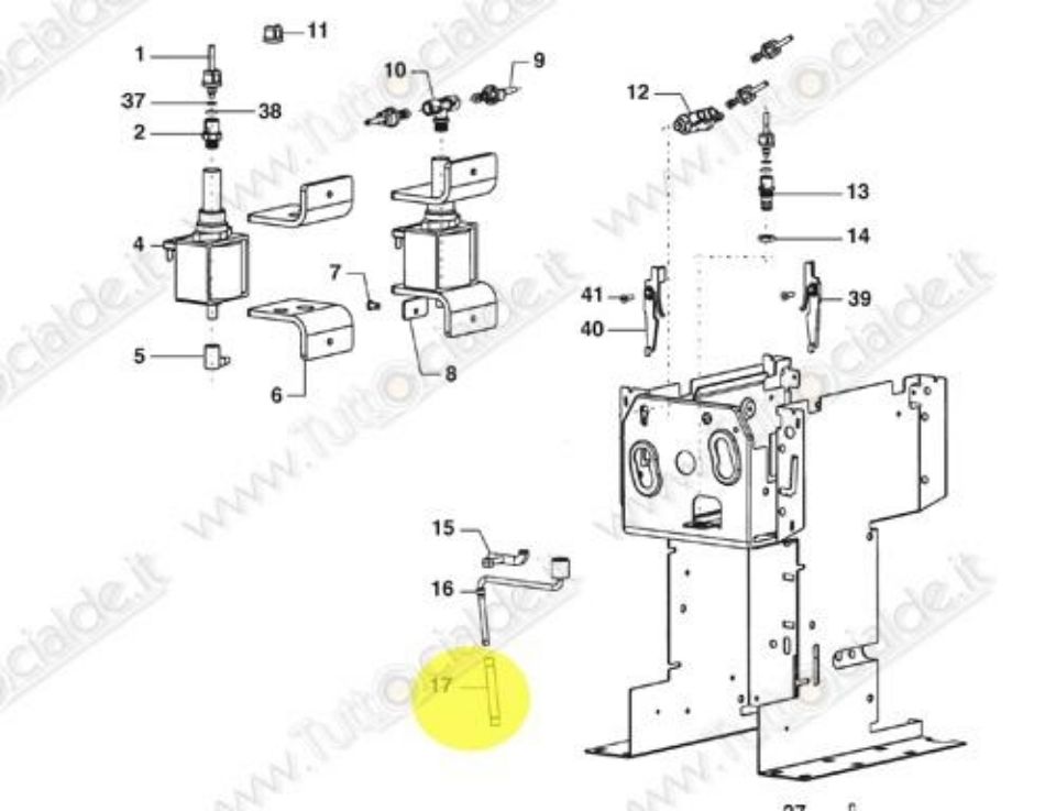 Immagine di Cannetta Montalatte Macchina Lavazza LB1000 cod.88070 XA8