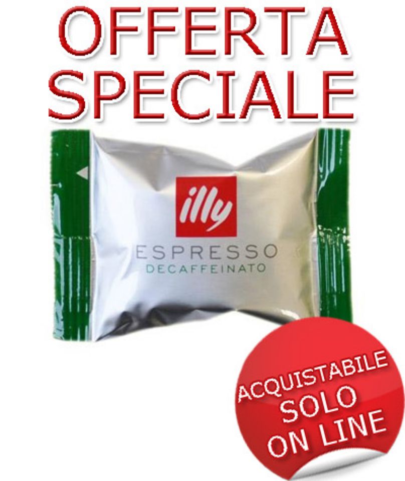 Immagine di Offerta SPECIALE: 50 Cialde caffè Illy Decaffeinato per sistema Espresso point