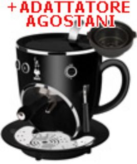 Visualizza i dettagli per Tazzona Trio  Bialetti  con adattatore Agostani Tazzona Trio  Bialetti  con adattatore Agostani