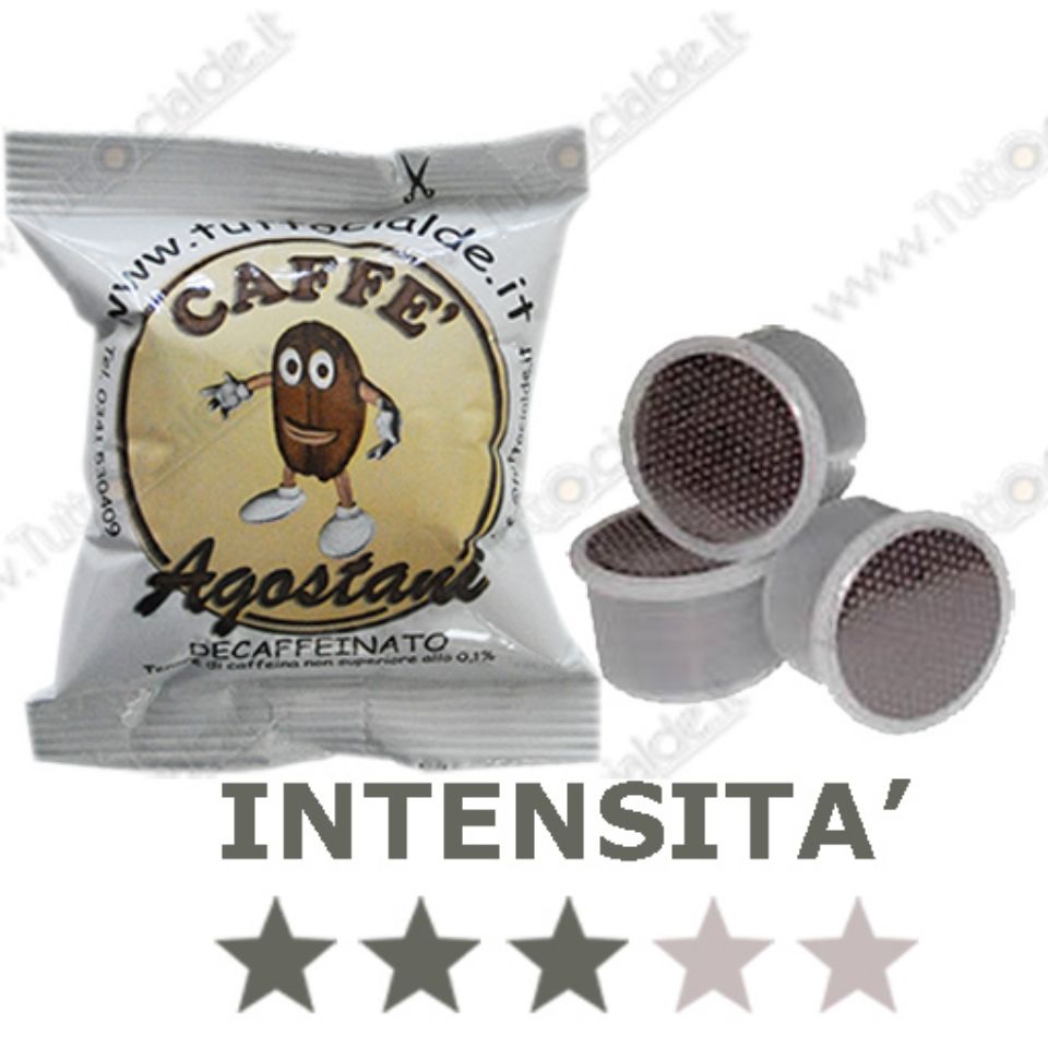 Immagine di 100 Cialde caffè Agostani miscela Decaffeinato Monodose compatibile Aroma Polti
