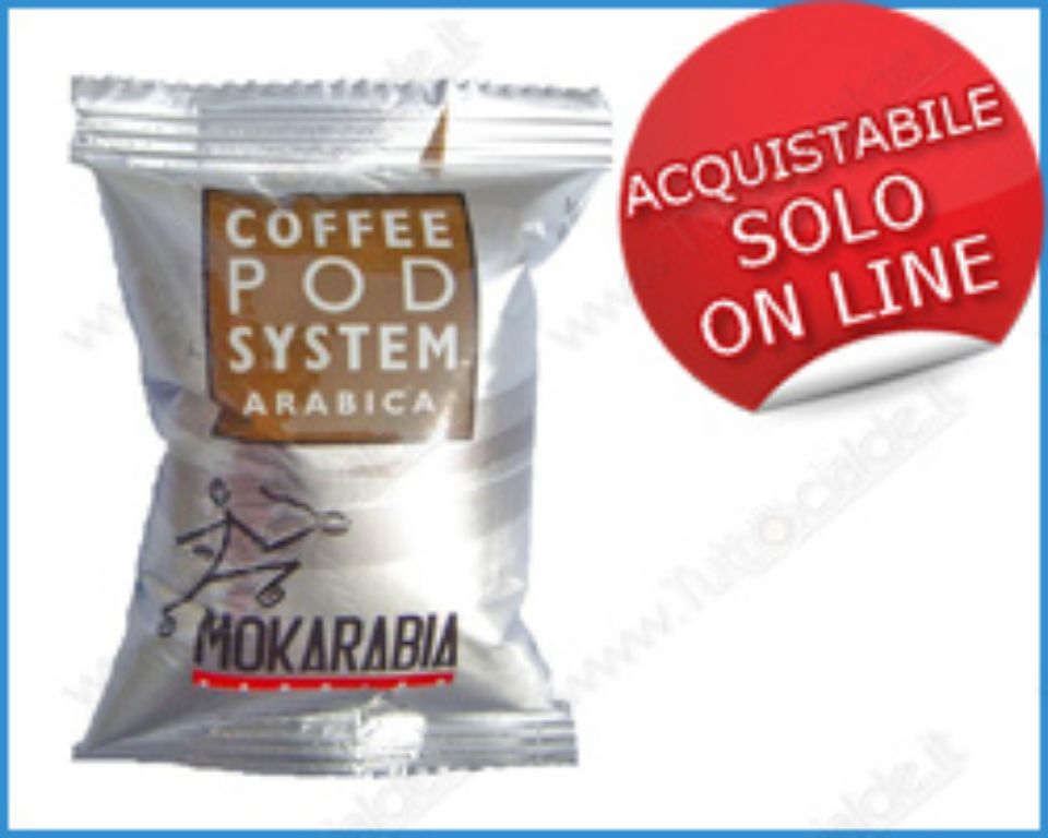 Immagine di 100 Capsule MOKARABIA compatibili standard ESPRESSO POINT ARABICA