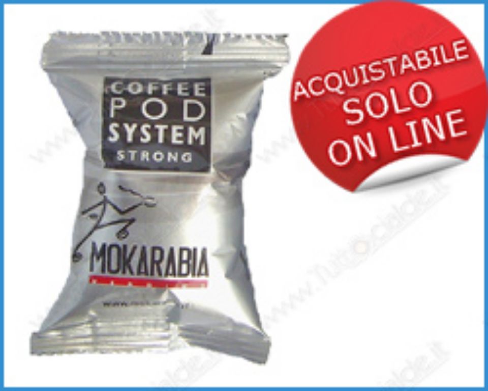 Immagine di 100 Capsule MOKARABIA compatibili standard ESPRESSO POINT STRONG