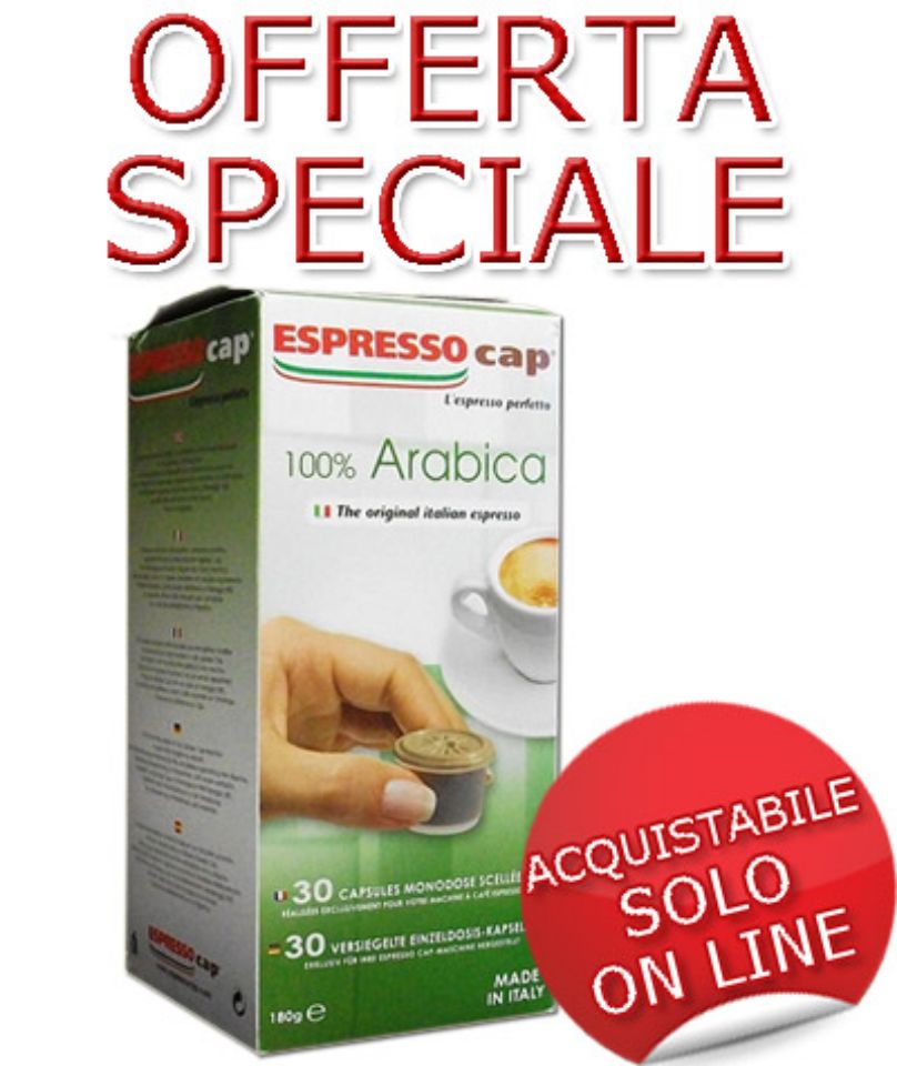 Immagine di SUPER OFFERTA: 30 capsule  Espresso Cap 100% ARABICA