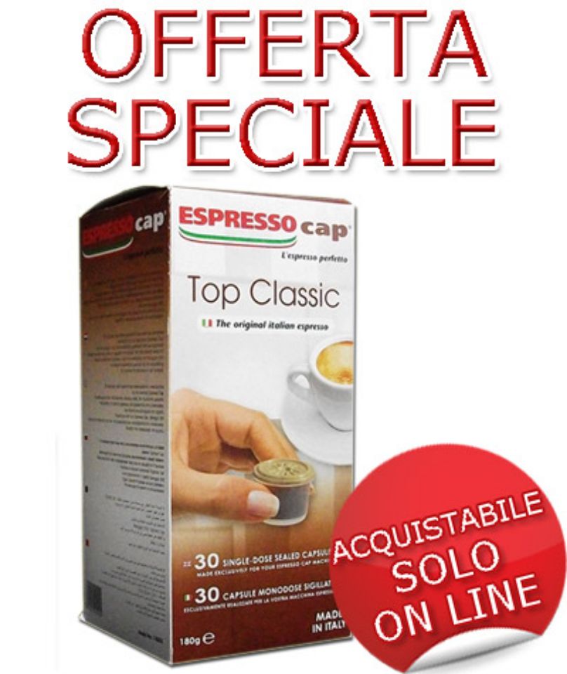 Immagine di SUPER OFFERTA: 30 capsule  Espresso Cap TOP CLASSIC