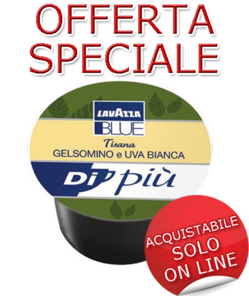 Immagine di OFFERTA SPECIALE: 50 cialde Tisana Gelsomino Uva Bianca Lavazza BLUE