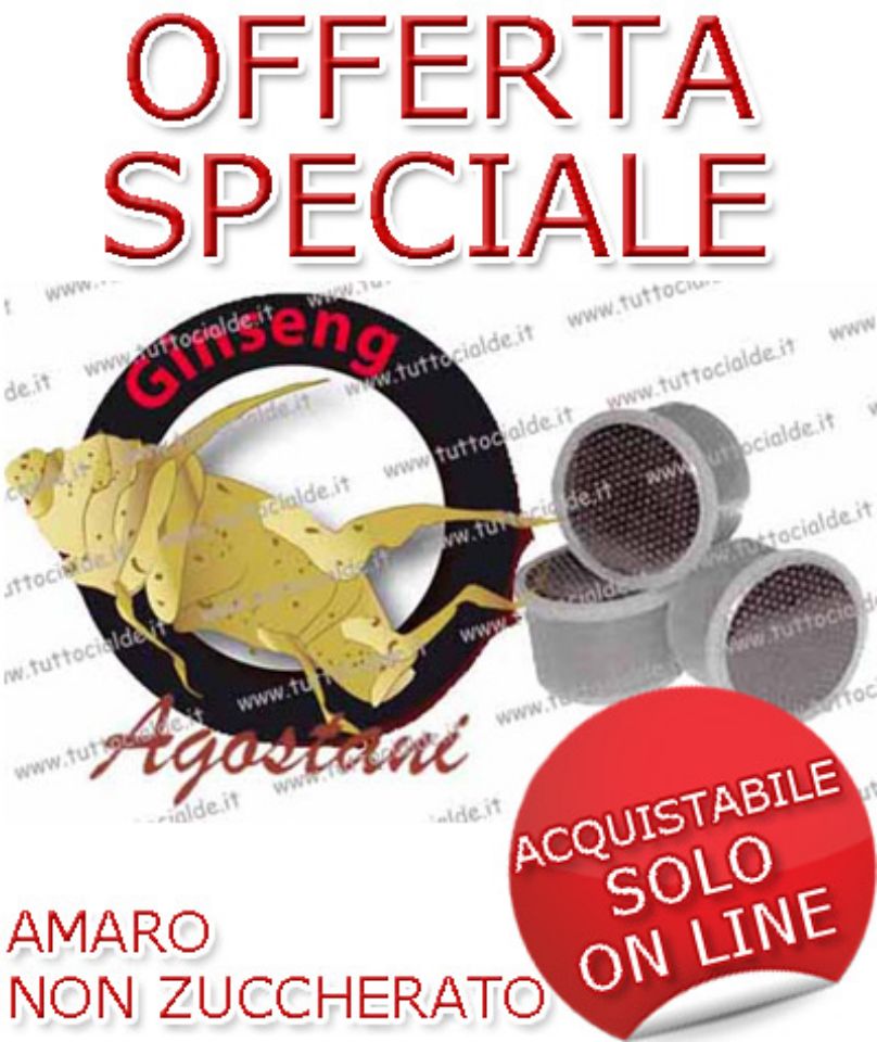 Immagine di SUPER OFFERTA 50 Cialde Caffè Agostani Agostani Ginseng AMARO compatibili lavazza POINT sfuse