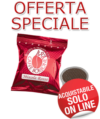 SUPER OFFERTA: 150 Cialde caffè Borbone miscela ROSSA Monodose compatibile  Espresso Point sfuse
