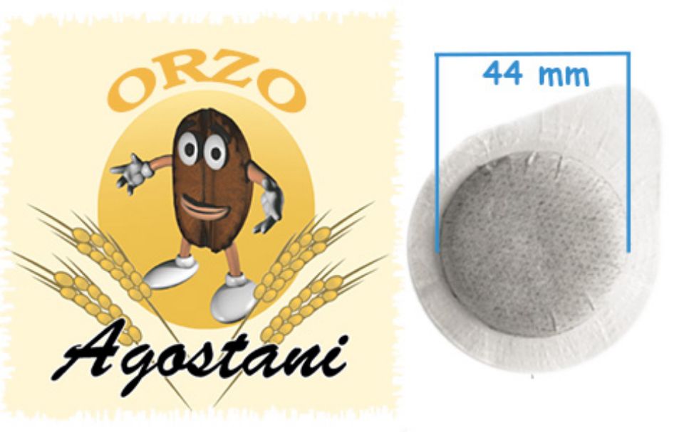 Immagine di 50 Cialde Caffè Orzo Agostani formato 44mm ESE compatibili MOKONA