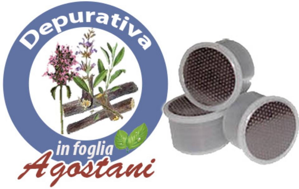 Immagine di 50 Cialde Tisana Depurativa in foglia Agostani compatibili lavazza POINT