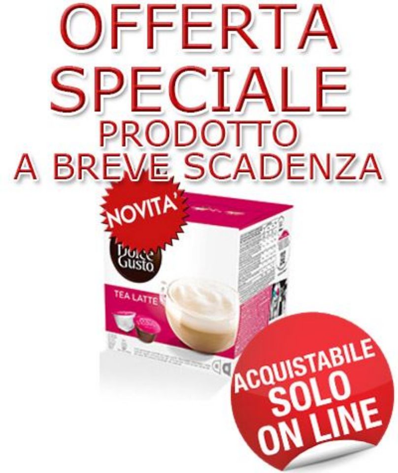 Immagine di SUPER OFFERTA: 48 capsule Nescafé Dolce Gusto Tea Latte