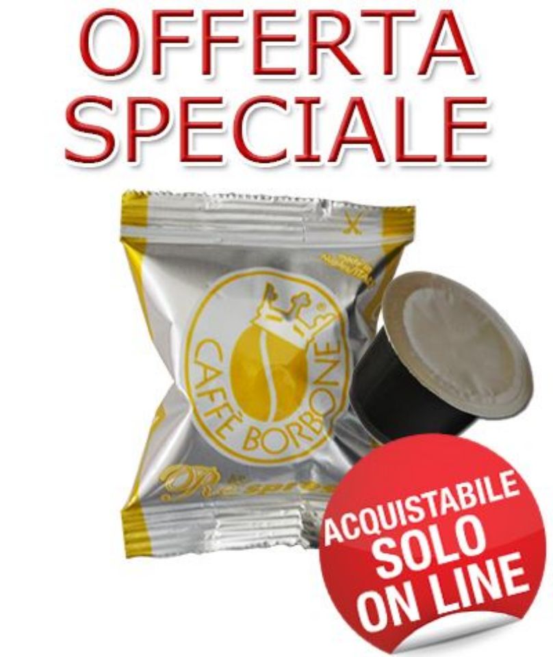 Immagine di SUPER OFFERTA: 150 Capsule REspresso caffè Borbone  miscela ORO  compatibili Nespresso sfuse