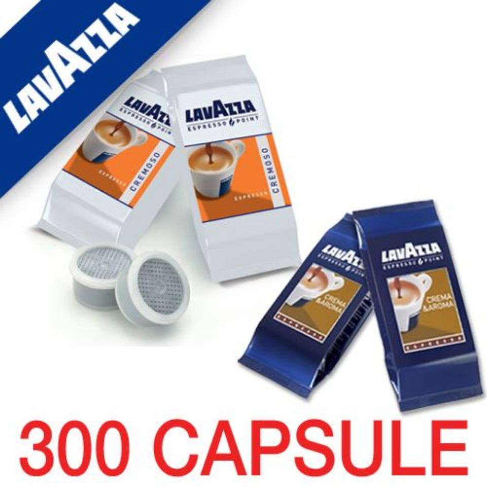 Immagine di SUPER OFFERTA: 200 cialde Lavazza Crema Aroma +100 cialde Lavazza Cremoso Espresso Point 