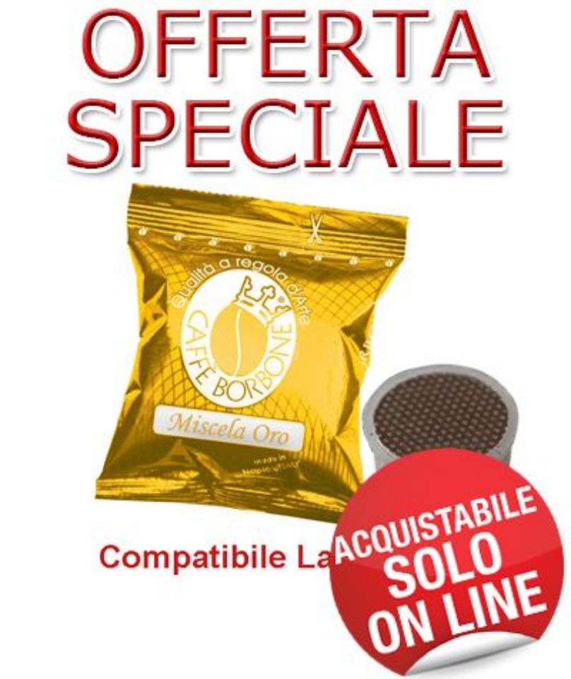 Immagine di SUPER OFFERTA: Cialde caffè Borbone miscela ORO (190 Capsule compatibili Espresso Point)