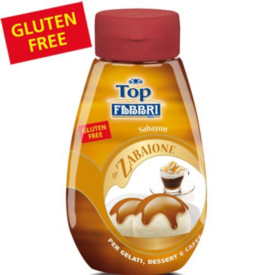 Immagine di Mini Topping Zabaione Fabbri 220Gr ideale per Caffè, Te, Dolci, Gelati, Dessert