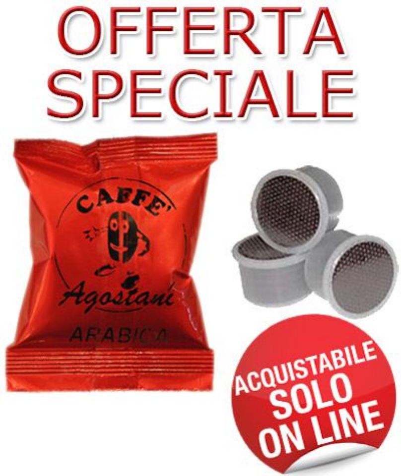 Immagine di SUPER OFFERTA: 200 Cialde caffè Agostani miscela ARABICA Monodose compatibili Espresso Point sfuse