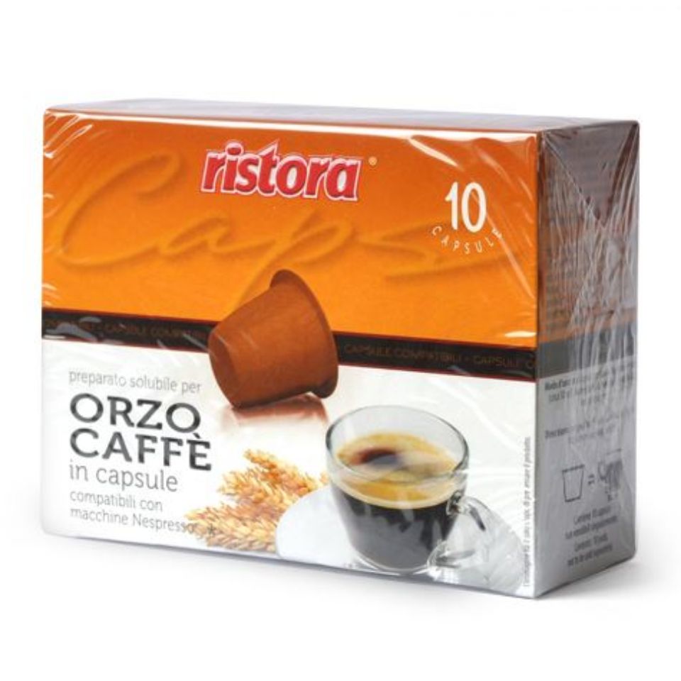 Immagine di 10 capsule Orzo e Caffè Ristora compatibile Nespresso