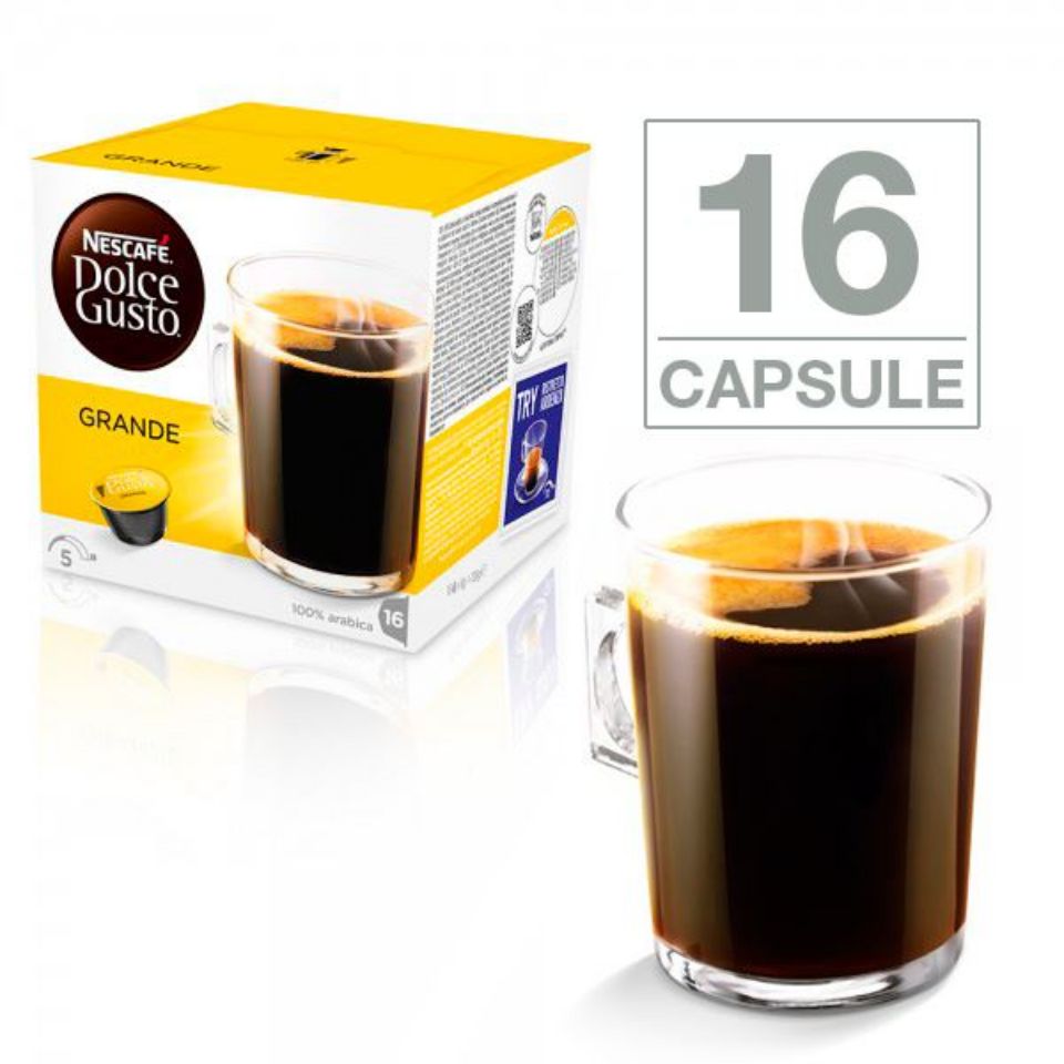 16 capsule Nescafé Dolce Gusto Grande caffè Crema - NON DISPONIBILE