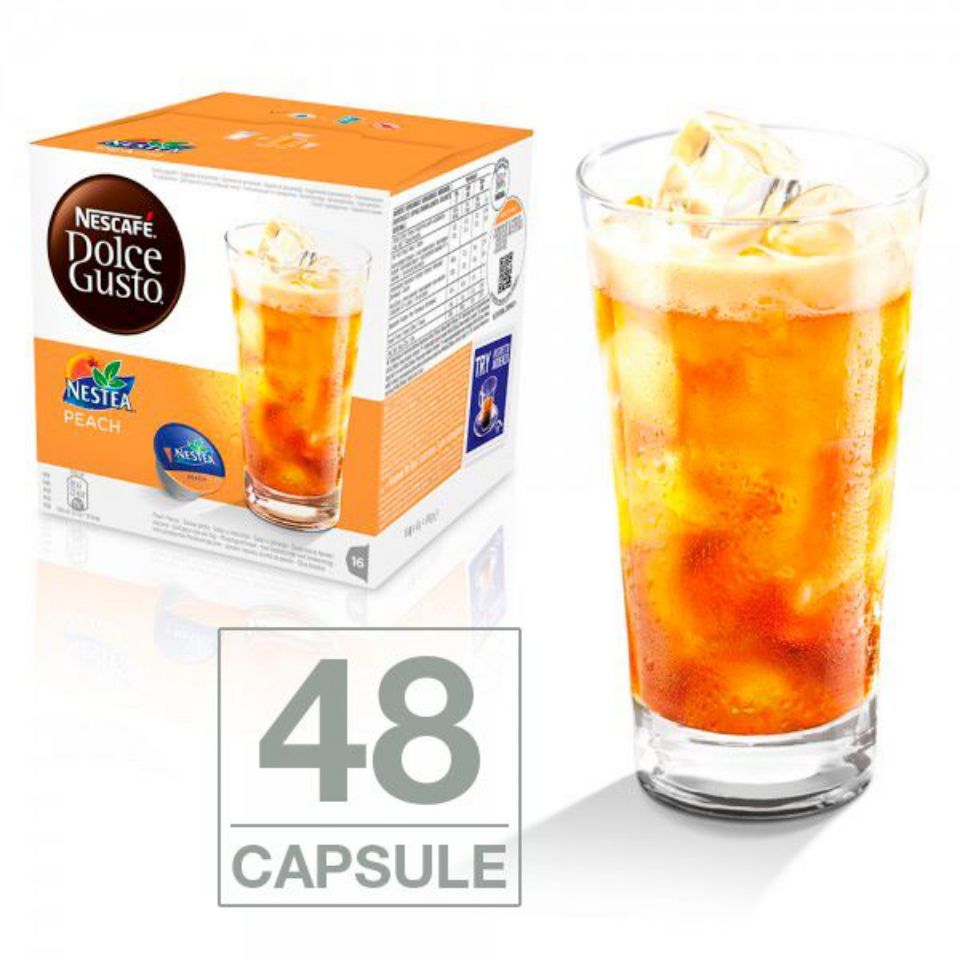 Immagine di 48 capsule Nescafé Dolce Gusto Nestea alla Pesca