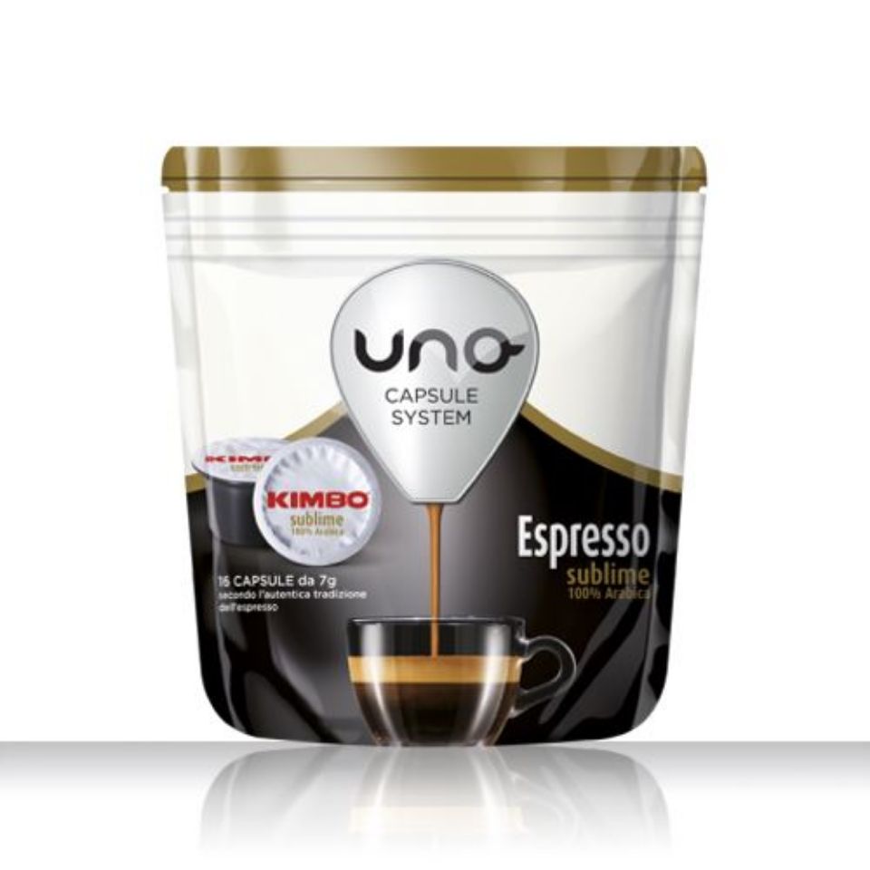 Immagine di 96 capsule caffè Kimbo per sistema UNO miscela Sublime 100% Arabica