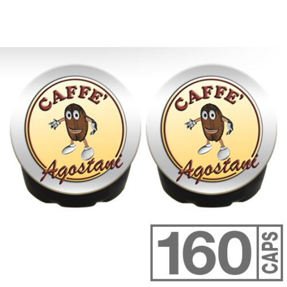 Immagine di OFFERTA LANCIO: 160 capsule thè e caffè aromatizzati Agostani SMALL miste compatibile Lavazza a Modo Mio Spedizione Gratuita