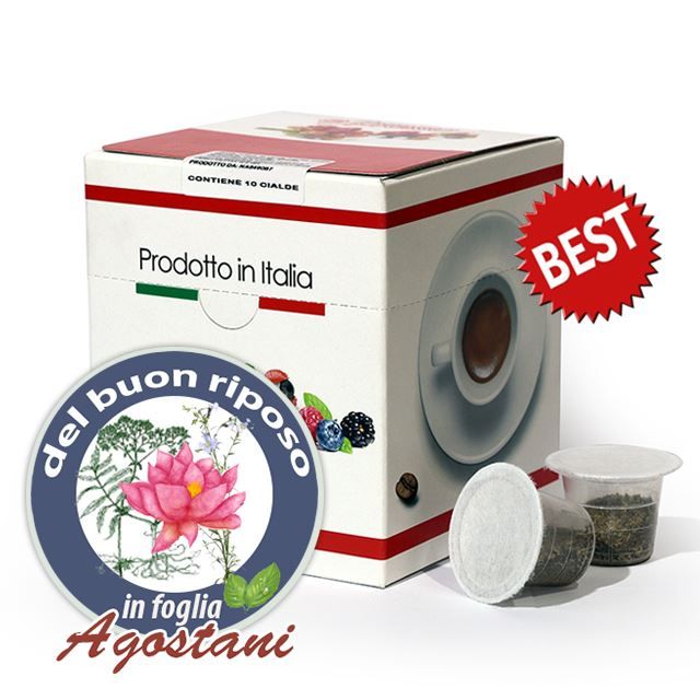 Visualizza i dettagli per 10 capsule Tisana Relax in foglia Agostani Best compatibile Nespresso 10 capsule Tisana Relax in foglia Agostani Best compatibile Nespresso