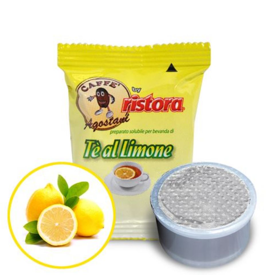 Immagine di 50 Cialde Agostani by Ristora THE AL LIMONE compatibili Bialetti tramite adattatore