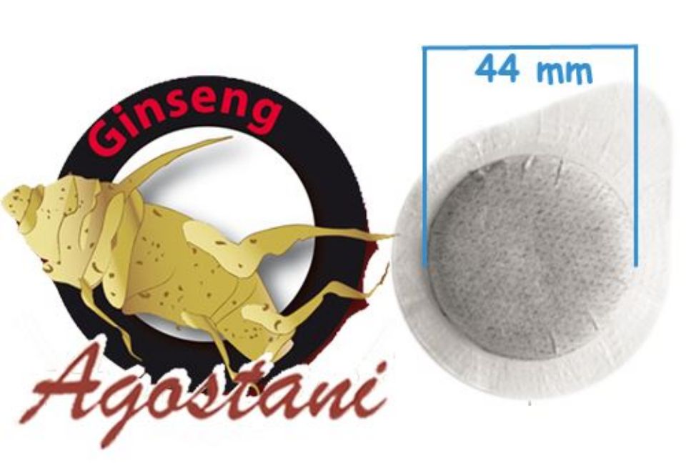 Immagine di 50 Cialde Caffè Agostani Ginseng formato 44mm ESE compatibili MOKONA