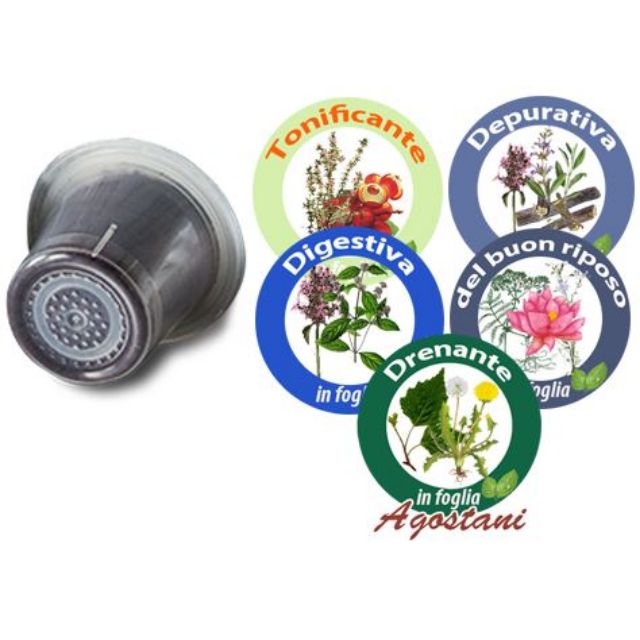 150 Cialde Tisane Agostani Best MISTE in foglia compatibili Nespresso