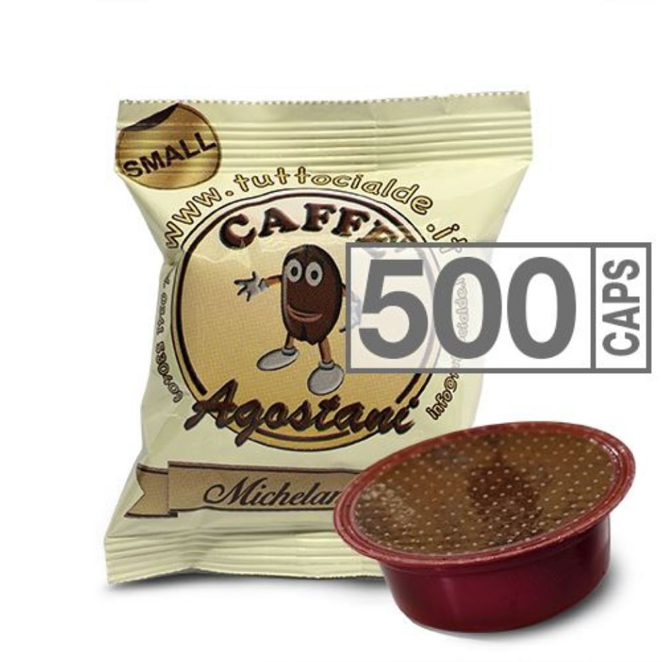 Immagine di 500 capsule Caffè Agostani SMALL Michelangelo compatibile Lavazza a Modo Mio