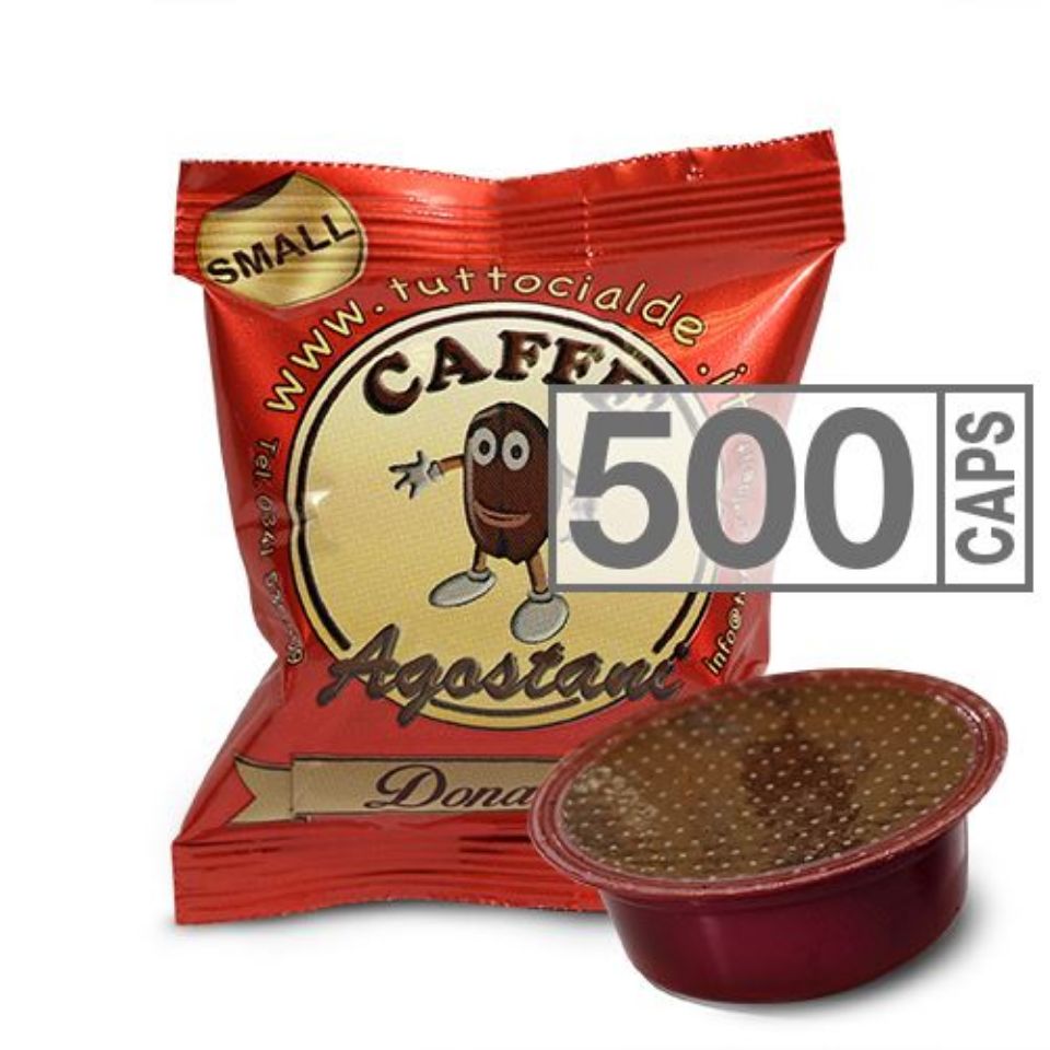 Immagine di 500 capsule Caffè Agostani SMALL Donatello compatibile Lavazza a Modo Mio