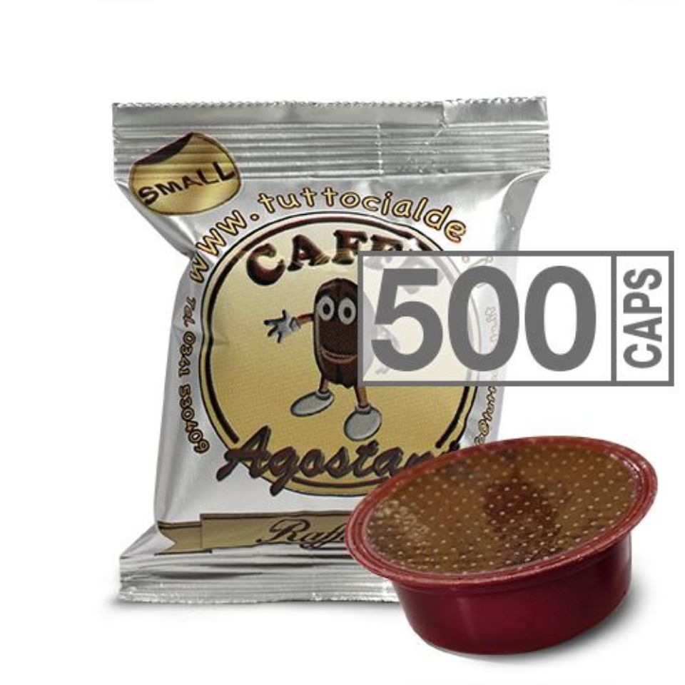 Immagine di 500 capsule Caffè Agostani SMALL Raffaello compatibile Lavazza a Modo Mio