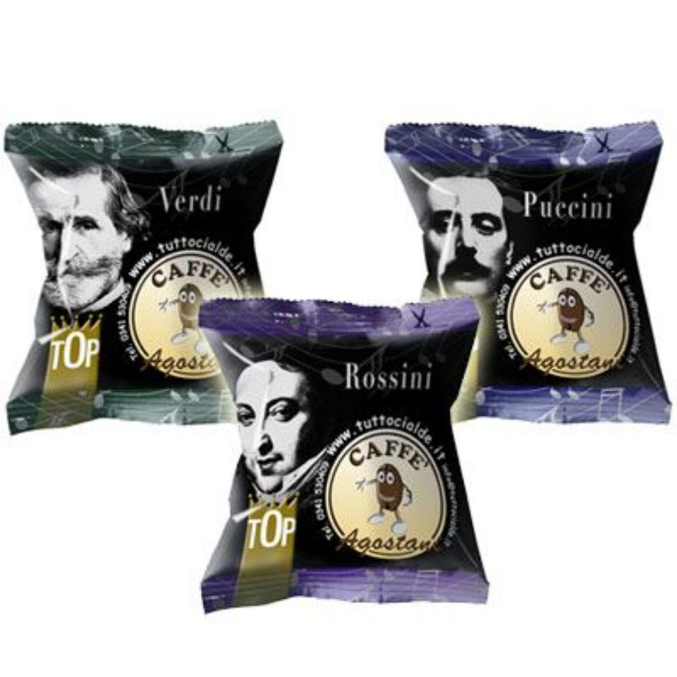 Immagine di Kit Agostani Top Rossini Verdi Puccini compatibile Lavazza Blue e Lavazza In Black Immagine di Kit Agostani Top Rossini Verdi Puccini compatibile Lavazza Blue e Lavazza In Black