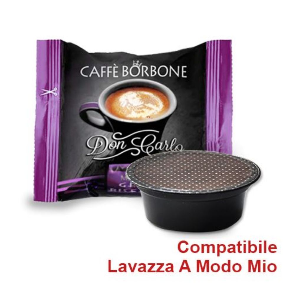 Immagine di OFFERTA LANCIO: 300 Capsule Don Carlo caffè Borbone GRAN RISERVA (compatibili Lavazza A Modo Mio) Spedizione Gratuita