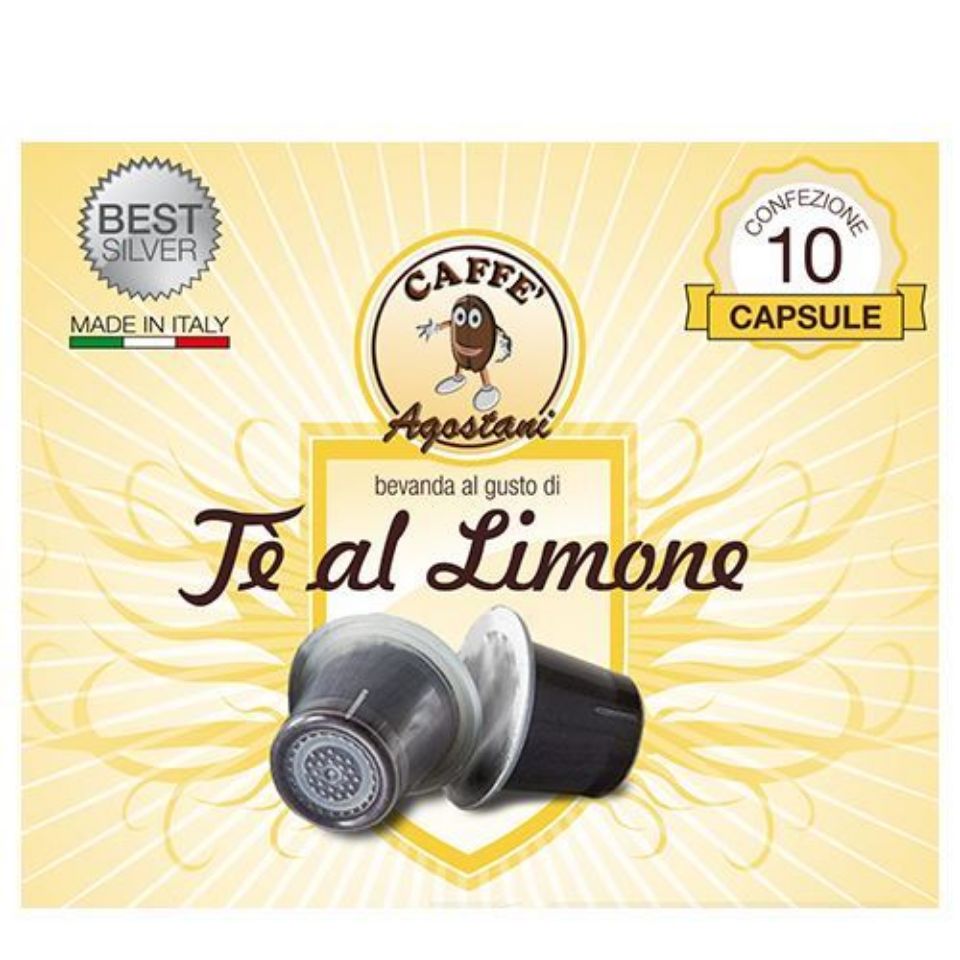 Immagine di 60 capsule The al Limone Agostani Best Silver compatibile Nespresso