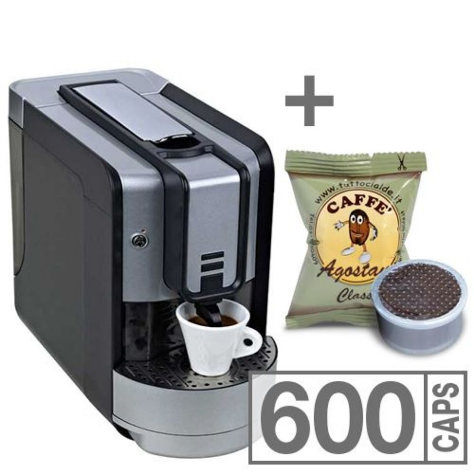 Immagine di OFFERTA: macchina caffè FOX + 600 Cialde caffè Classic Agostani Espresso Point Spedizione Gratuita