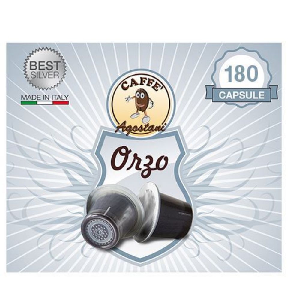 Immagine di OFFERTA LANCIO: 180 capsule Caffè Agostani BEST Orzo compatibili Nespresso Spedizione Gratuita