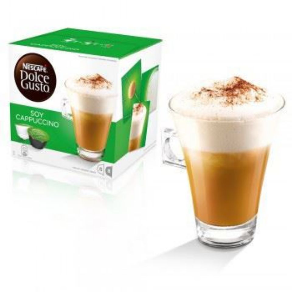 Immagine di 16 capsule Nescafé Dolce Gusto SOY Cappuccino