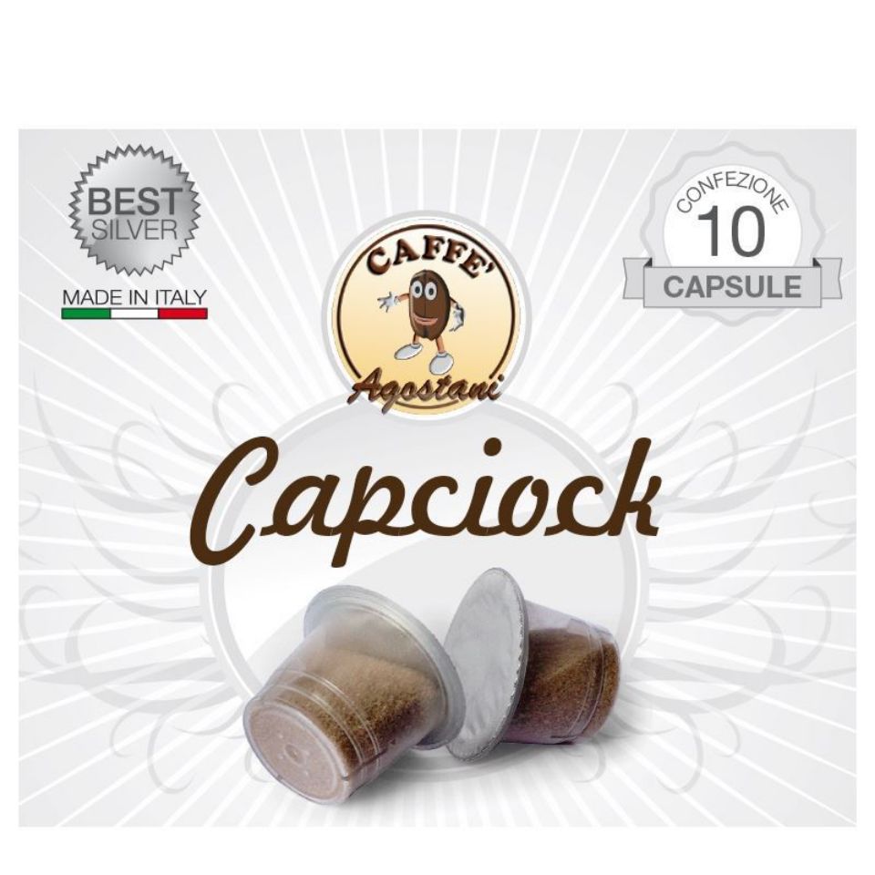 Immagine di 10 capsule Capciock Agostani Best Silver compatibile Nespresso