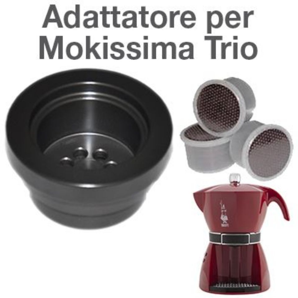 Immagine di Adattatore per macchina Mokissima Trio + 300 Capsule Agostani